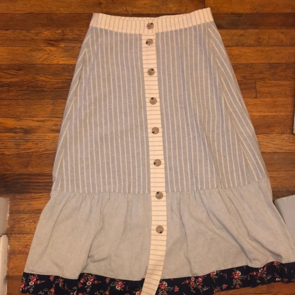 NWOT Madewell x Denim Project | Midi Skirt